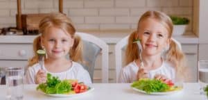 A child's anti-caries diet should include plenty of vegetables and fruit