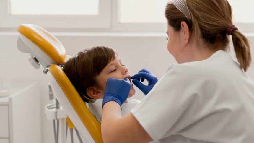 Filling a deciduous tooth in the UK