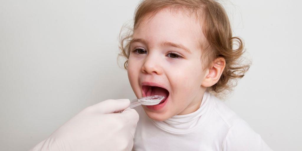 Stomatitis in a child