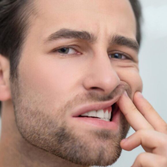 Surgical coverage of exposed dental necks 